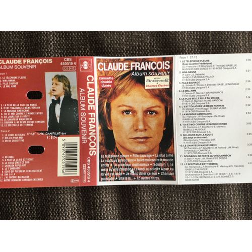 Claude François Album Souvenir K7