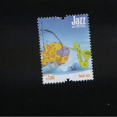 Timbre Oblitéré Used Stamp Selo Carimbado Seixal Jazz Em Portugal 1 Eur 2009