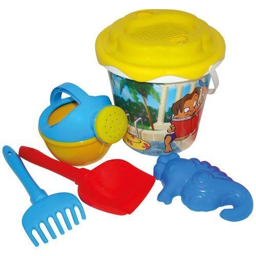 Seau De Plage Enfant Garni D18x30cm Enfant
