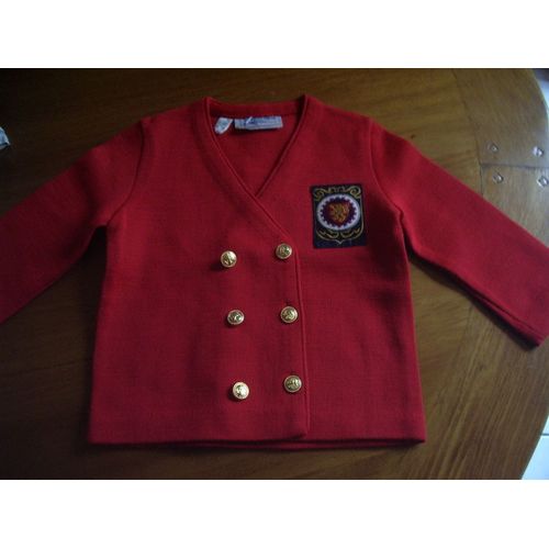 Veste Welcome Pierron Rouge 2 Ans