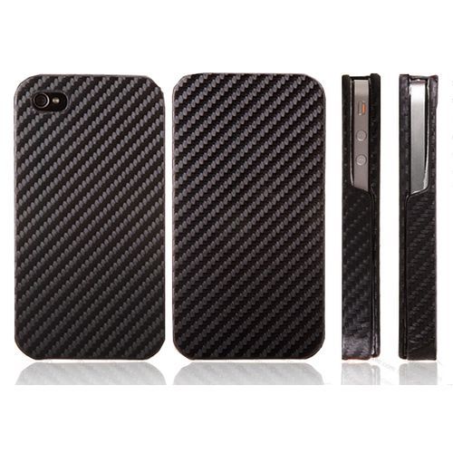 House De Qualité  "Carbone"  + Protection Ecran Pour Iphone 4