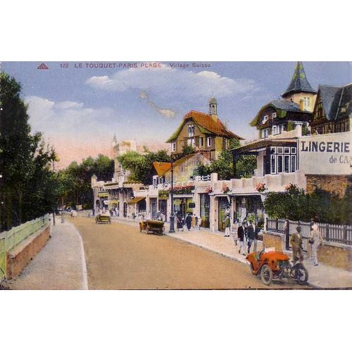 Le Touquet Paris Plage - Cpsm - Le Village Suisse - Ayant Circulee 1947 - Ref 022 895