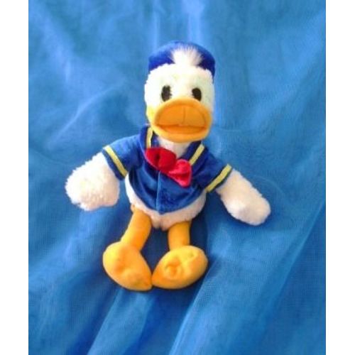 Donald Le Canard - Peluche Disneyland Eurodisney 25 Cm - Doudou Avec Billes Fesses