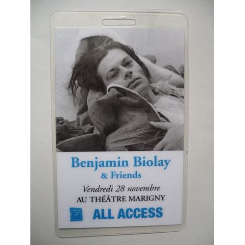 Benjamin Biolay All Acces Pass De Concert