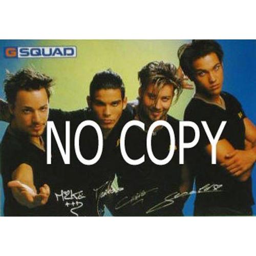 Carte Postale Groupe Gsquad -  G Squad  Avec Signature Pré-Imprimée  -  Chris Keller, Gérald Jean-Laurent, Marlon Et Mika