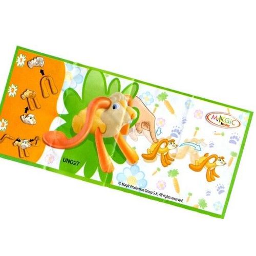 Kinder Un027 Lapin Oreille Orange