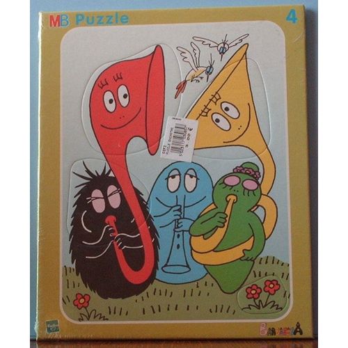 Puzzle Hasbro 4 Pièces - Barbapapa.