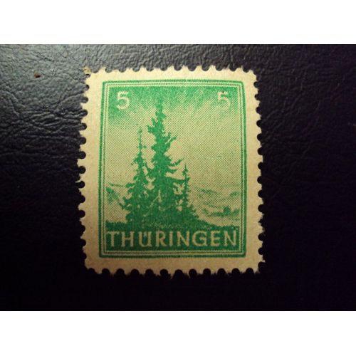 Allemagne...5 Thunringen..Sapins.(Vert)..Non Oblitéré