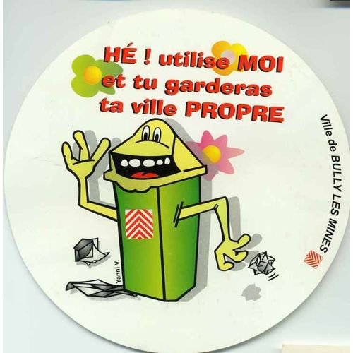 Autocollant Ville Propre