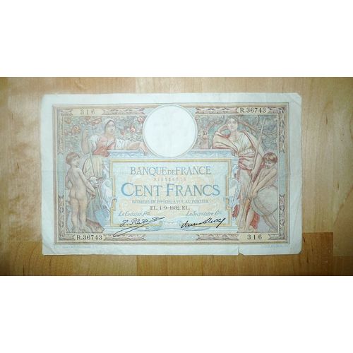 Billet De 100 Francs 1932
