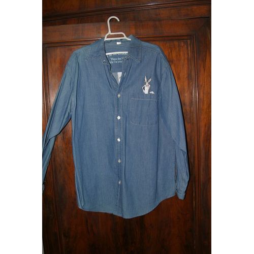 Chemise Warner Bross Bleue Taille S Homme+
