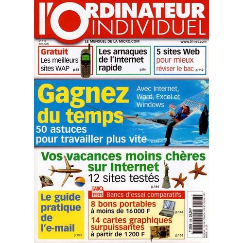 L Ordinateur Individuel  N° 118 : Gagnez Du Temps 50 Astuces Pour Travailler Plus Vite
