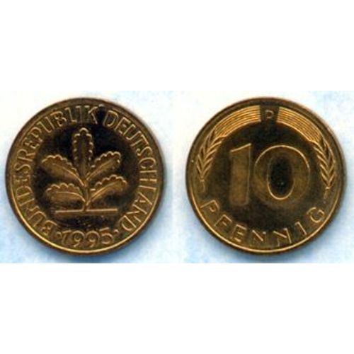 Pièce De 10 Pfennig De 1950 D