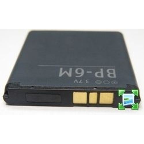 Batterie Bp-6m  Compatible Nokia 6151, 6233, 6234, 6280, 6288, 9300, 9300i, N73, N73 Music Edition N77, N77 N93