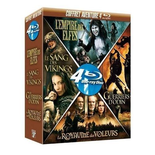 Coffret Aventure N°2 [Coffret 4 Blu-Ray] (Coffret De 4 Blu-Ray) - L'empire Des Elfes + Le Sang Des Vikings + Le Royaume Des Voleurs + Les Guerriers D'odin