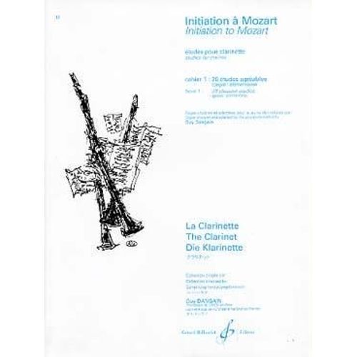 Dangain : Initiation À Mozart Vol 1 - Clarinette