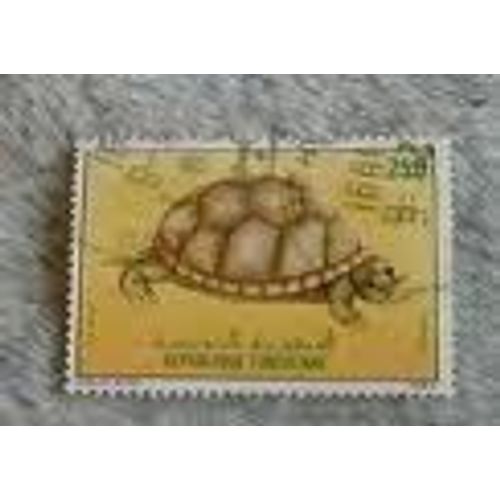 Tunisie - La Tortue - 1989 - Timbre Oblitéré