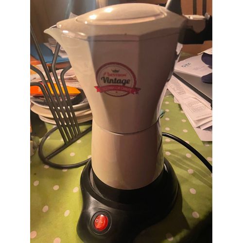 Cafetière italienne électrique vintage 