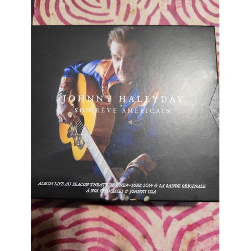 Coffret 3cd + 2 Dvd Johnny Hallyday / Son Rêve Américain Comme Neuf