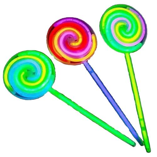 Lollipop Bâtons Fluorescents Pour Enfants Adultes Rave Party Danse Fournitures De Mariage De Noël