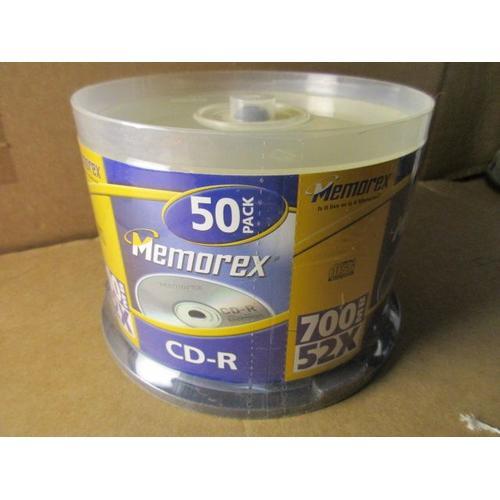 Memorex - 50 x CD-R - 700 Mo (80 min) 52x - spindle