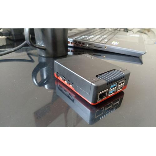 Raspberry 5 8 GB + Chargeur 5V Usb C officiel + Boitier Argon NEO 5 + Carte micro sd 500 GB (Batocera installer + jeux arcade / N64 / Ps1)
