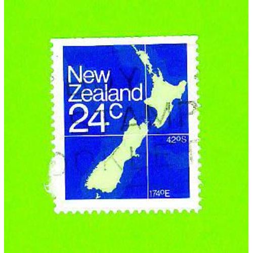 Timbre Oblitéré Used Stamp Selo Carimbado New Zealand 24c Nouvelle Zelande