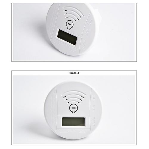 2 PièCes Mini Alarme de Monoxyde de DéTecteur de FuméE Capteur de CO Alerte de Batterie Alarme Sonore D'Incendie pour la Protection de la SéCurité de
