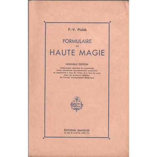Formulaire De Haute Magie