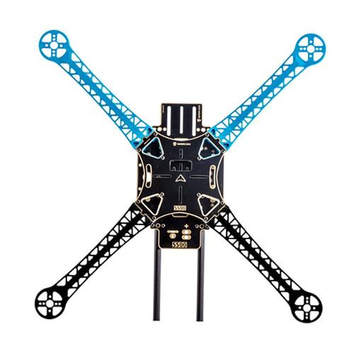 Kit De Cadre De Fuselage De Drone S500 Version Pcb Avec Patin De Train D'atterrissage Capable De Monter Le Cardan Pour Drone Fpv Bleu-Générique