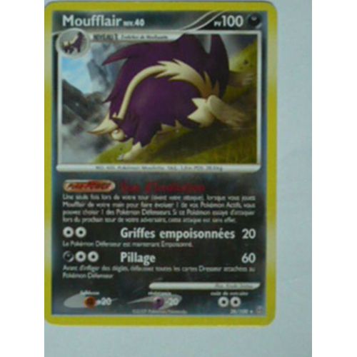 Moufflair Rare  Niv.40   100pv  2009  26/100