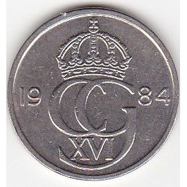 Pièce De 50 Öre Suédoise De 1984