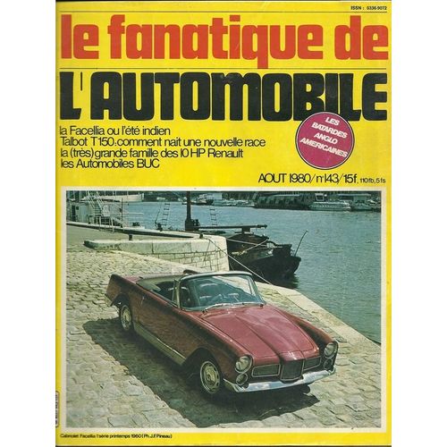 Le Fanatique De L 'automobile  N° 143 : La Facellia Ou L 'été Indien