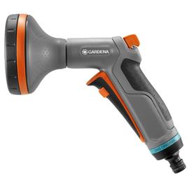 Pistolet d'arrosage multi-applications Comfort de Gardena : pistolet d'arrosage et de nettoyage, 5 formes de pulvérisation, résistant au gel
