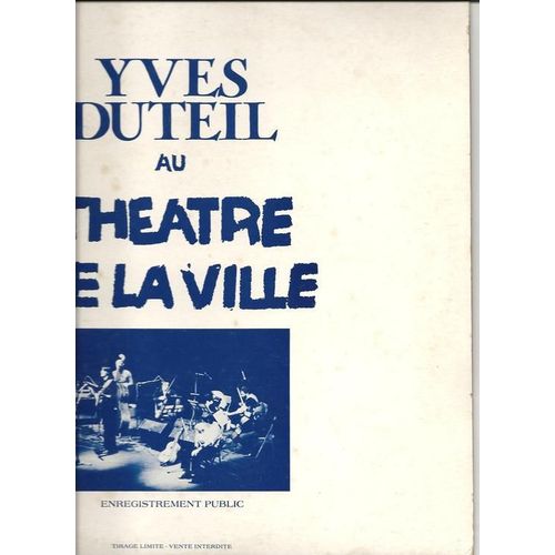 Au Theatre De La Ville