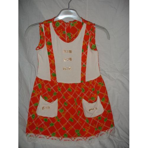 Robe Sans Manches 5 Ans Effet "Bretelle