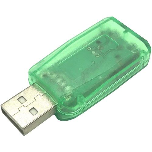 Adaptateur Audio Usb, Prises Casque Et Microphone 3,5 Mm Carte Son Stéréo Externe Brancher Et Utiliser Pour Windows, , Pc,