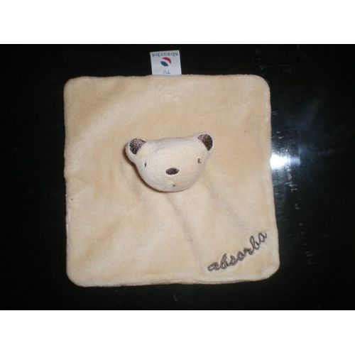 Doudou Absorba Plat Ours