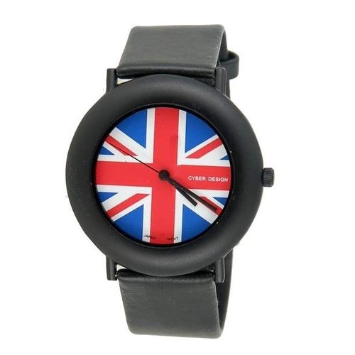 Montre À Quartz, Mixte - Union Jack - Drapeau Anglais / Britannique -