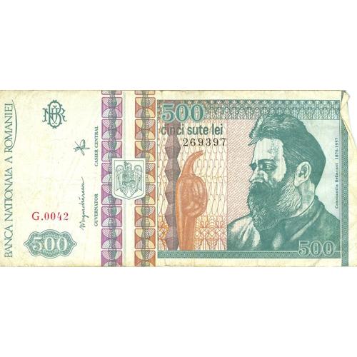 Lot De 5 Billets Roumanie - 500 - 1000 - 2x 10 000 - 50 000 Lei