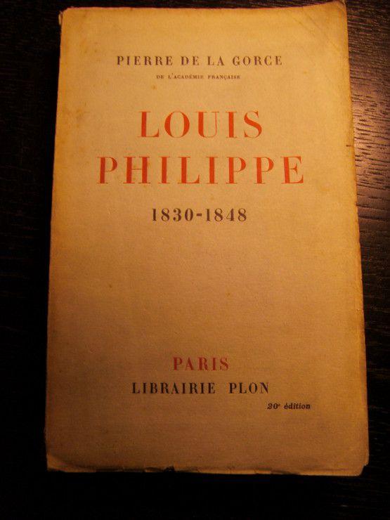 LOUIS PHILIPPE - 1830-1848 by DE LA GORCE PIERRE: bon Couverture