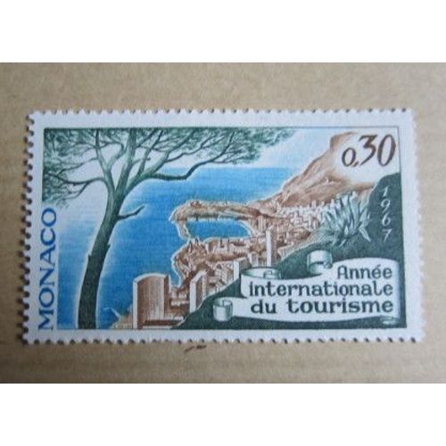 Timbre Monaco 1967 : Année Internationale Du Tourisme