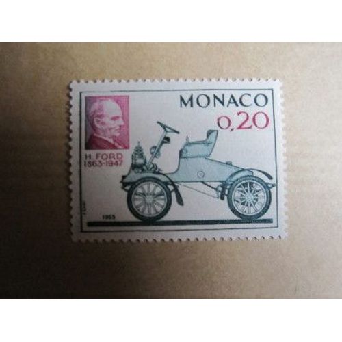 Timbre Monaco 1963 : Henry Ford