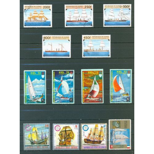 Guinee - Bateaux Anciens Et Modernes.