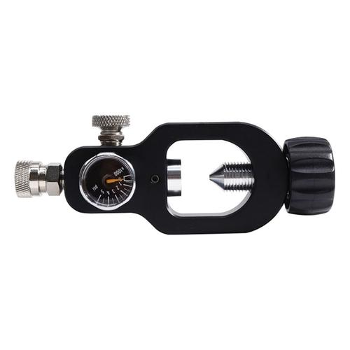 Adaptateur De Plongée Plongée En Apnée Plongée Sous-Marine Grande Bouteille Vers Petite Bouteille Adaptateur De 8 Mm Valve De Tête Adaptateur De Bouteille De Plongée, Noir