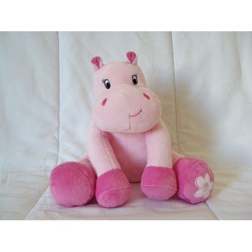 Doudou Hippopotame Rose Arthur Et Lola De Bebisol