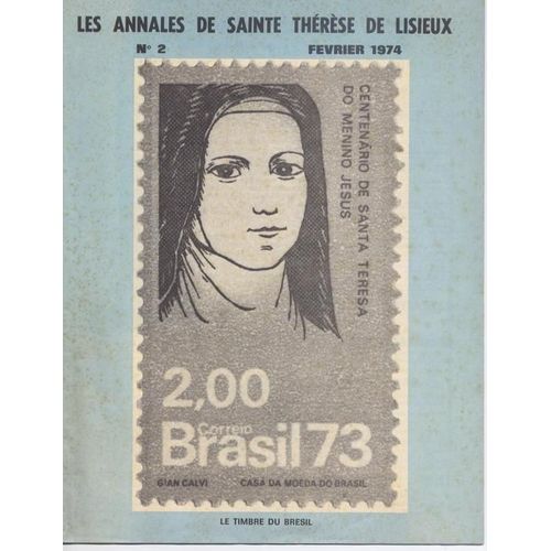 Les Annales De Sainte Therese De Lisieux  N° 2 : Le Timbre Du Bresil