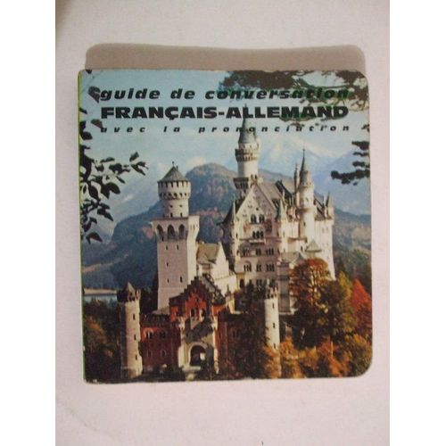 Guide De Conversation Francais Allemand Avec La Prononciation Figurée