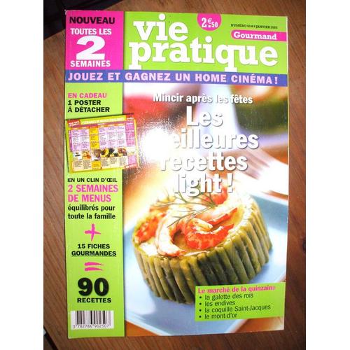 Vie Pratique Gourmand  N° 50 : Les Meilleures Recettes Light