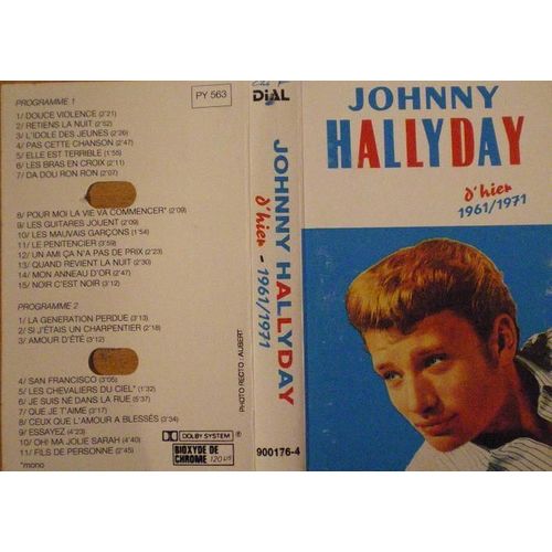 Hallyday Johnny: Johnny Hallyday D'hier 1961-1971/91